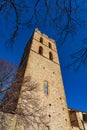 Old town of Argeles sur Mer France, a popular resort town on Mediterranean sea Royalty Free Stock Photo