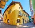 In old town of Ascona, Switzerland Royalty Free Stock Photo