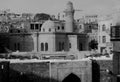 The Old Town of Baku Azerbaijan in Black Royalty Free Stock Photo