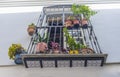Old town balcony at Badajoz Royalty Free Stock Photo