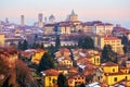 Old town of Bergamo, Lombardy, Italy Royalty Free Stock Photo