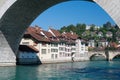 Old town of Bern and the Aare river Royalty Free Stock Photo