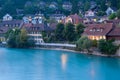 Old town of Bern at night Royalty Free Stock Photo