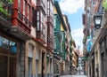 Old town of Bilbao, Spain