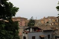 View of old town near rome italy