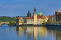 Old Town Brigde Tower, Charles Bridge, Old Buildings, Prague, Czech Republic Royalty Free Stock Photo