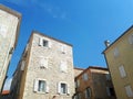 Old town Budava in Montenegro. Architecture in a sunny day Royalty Free Stock Photo