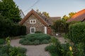 Old Town building in historic village Tihany, Hungary, Balaton Lake, Veszprem district. Beautiful historical town. Great touristic Royalty Free Stock Photo