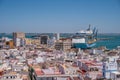 Old Town Cadiz from above, Spain