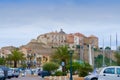 Old town of Calvi in watercolours Royalty Free Stock Photo