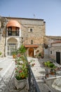 The old town of Candela, Italy. Royalty Free Stock Photo