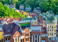 Old town, Capital of Ukraine - Kyiv on a summer evening Royalty Free Stock Photo