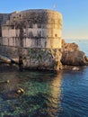 Old Town Castle Turret in Dubrovnik, Croatia Royalty Free Stock Photo