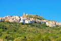 The old town of Cervera del Maestre and castle in Spain