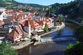 Old town Cesky Krumlov, Czech republic