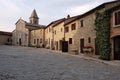 Old town with church