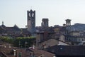 Old Town Citta Alta in Bergamo, Lombardy, Italy. Royalty Free Stock Photo