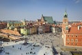 Old Town city panorama, Warsaw, Poland