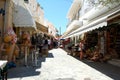 Old town city streets in Kos Island - Greece