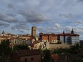 Mudejar towers in the city of Teruel. Spain