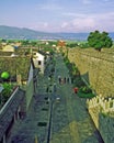 Old town and city wall in Dali, China