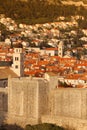 Old town and city walls. Dubrovnik. Croatia Royalty Free Stock Photo