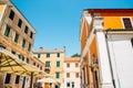 Old town colorful buildings in Zadar, Croatia Royalty Free Stock Photo