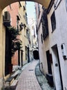 Old town with colorful houses in Italy Royalty Free Stock Photo