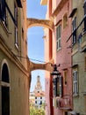 Old town with colorful houses in Italy Royalty Free Stock Photo