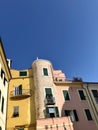 Old town with colorful houses in Italy Royalty Free Stock Photo