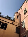 Old town with colorful houses in Italy Royalty Free Stock Photo