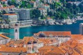 Old town in Croatia, Dubrovnik cityscape. Royalty Free Stock Photo