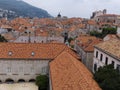 Old town Dubrovnik Croatia, well kept medieval stone buildings