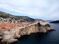 The old town in Dubrovnik, King`s landing Royalty Free Stock Photo