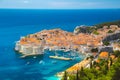 Old town of Dubrovnik in summer, Dalmatia, Croatia Royalty Free Stock Photo