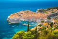 Old town of Dubrovnik in summer, Dalmatia, Croatia Royalty Free Stock Photo