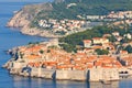 The Old Town of Dubrovnik, sunrise, early morning, Croatia Royalty Free Stock Photo