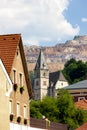 Old town Eisenerz near iron mine Erzberk, Styria, Austria Royalty Free Stock Photo