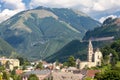 Old town Eisenerz near iron mine Erzberk, Styria, Austria Royalty Free Stock Photo