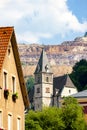 Old town Eisenerz near iron mine Erzberk, Styria, Austria Royalty Free Stock Photo