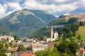 Old town Eisenerz near iron mine Erzberk, Styria, Austria Royalty Free Stock Photo