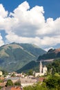 Old town Eisenerz near iron mine Erzberk, Styria, Austria Royalty Free Stock Photo