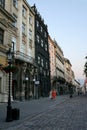 Old town in evening