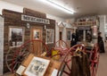 Old Town Exhibit and Artifacts at the Central Montana Museum in Lewistown, Montana