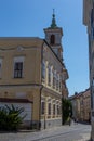 Old town from a famous Hungarian town Veszprem. 25. 08. 2017 Hungary Royalty Free Stock Photo