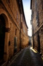 Fermo, medieval town, Italian touristic destination Royalty Free Stock Photo