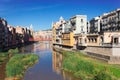 Old town of Girona, Spain Royalty Free Stock Photo