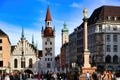 MUNICH, GERMANY - APRIL 10, 2023: Old Town Hall or Altes Rathaus in Munich Royalty Free Stock Photo