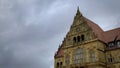 Old Town Hall Bielefeld, Germany on background of the gloomy sky Royalty Free Stock Photo