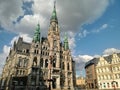 Old town hall building in Liberec in Czech Republic